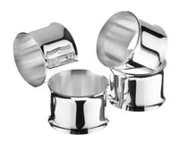 Набор колец для салфеток Curved Edge Sovereign, 4 шт. Набор колец для салфеток Curved Edge Sovereign, 4 шт.