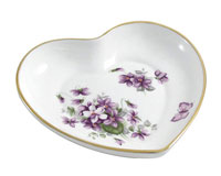 Поднос English Violet - Heart
