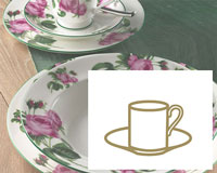 Чашка с блюдцем English Rose – AD Can
