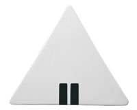 Тарелка Black on White треугольная Тарелка Black on White треугольная