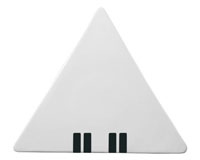 Тарелка Black on White треугольная Тарелка Black on White треугольная