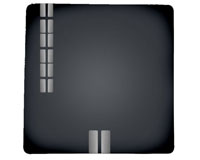Тарелка Silver on Black квадратная Тарелка Silver on Black квадратная