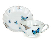 Пара чайная Papillons Blue