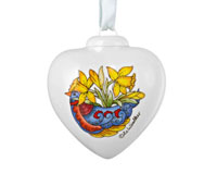 Украшение Easter 2011 - Mini-Hart Narzisse