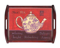 Поднос с деревянной окантовкой Oriental Teas