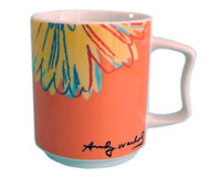 Кружка с ручкой Daisies Orange