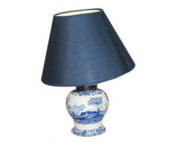 Абажур голубой Lamp Shade