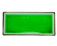 Тарелка Glassy Green прямоугольная