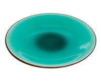 Тарелка Glassy Turquoise
