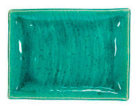 Блюдо Glassy Blue прямоугольное