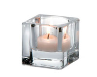 Подсвечник обрядовый прозрачный Vera Wang Cube Light 
