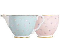 Молочник и сахарница Polka Dot Tea Story 