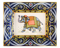 Поднос прямоугольный Blue Elephant